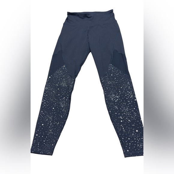 Old Navy Pants - Old Navy Active Go-Dry Black Galaxy Print Leggings S Petite High Rise
